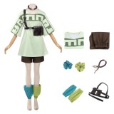 GACHIAKUTA Remurin Women Green Cosplay Costume Halloween Carnival Outfit