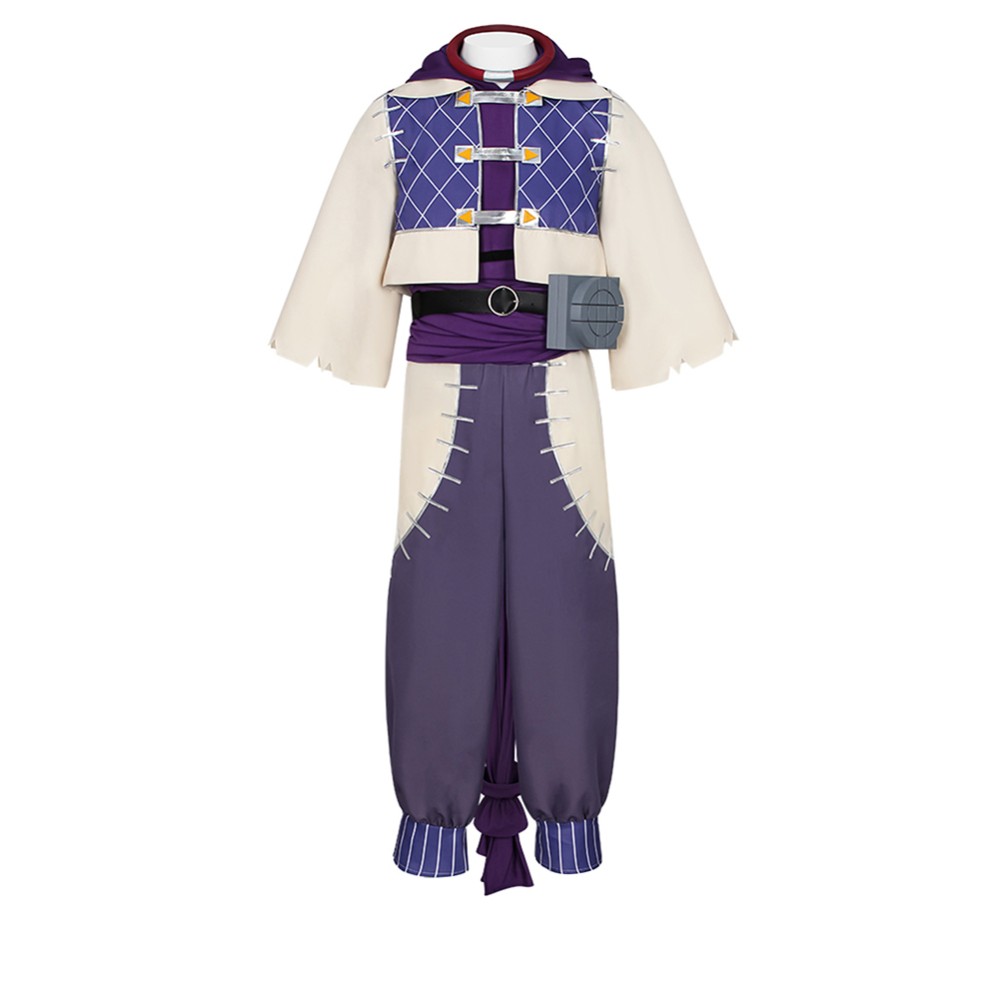 GACHIAKUTA Jabba Purple Cosplay Costume Halloween Carnival Outfit