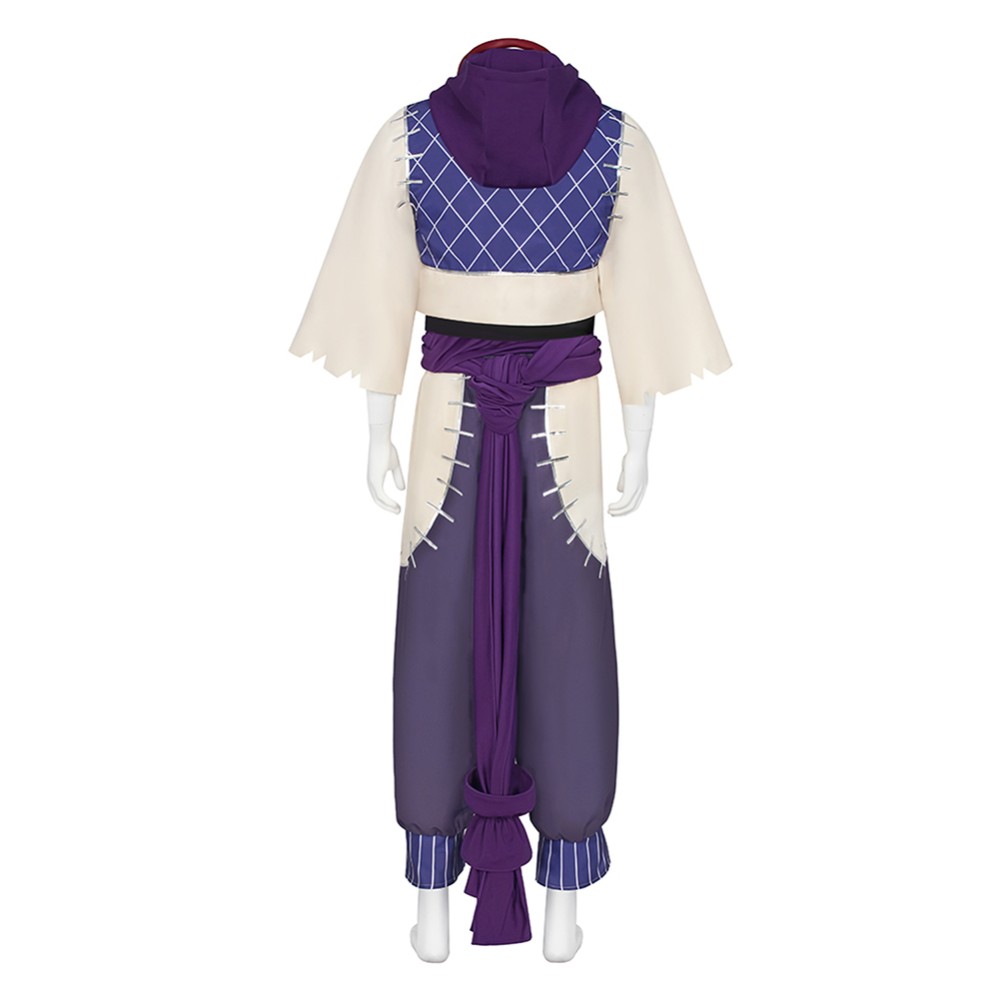 GACHIAKUTA Jabba Purple Cosplay Costume Halloween Carnival Outfit