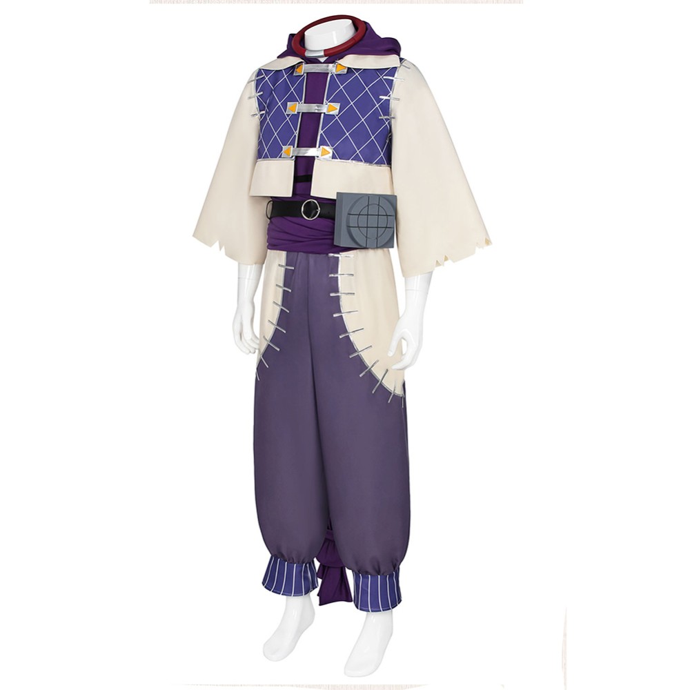 GACHIAKUTA Jabba Purple Cosplay Costume Halloween Carnival Outfit