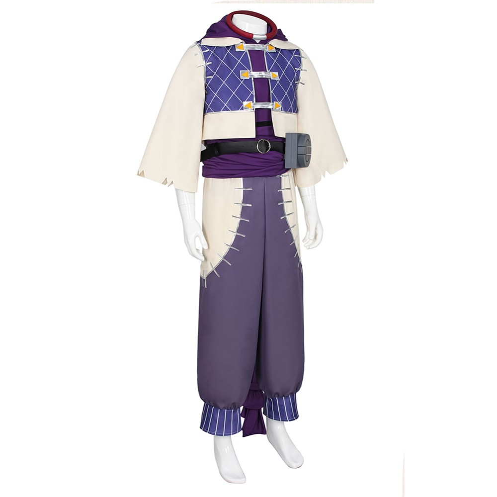 GACHIAKUTA Jabba Purple Cosplay Costume Halloween Carnival Outfit