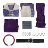 GACHIAKUTA Jabba Purple Cosplay Costume Halloween Carnival Outfit