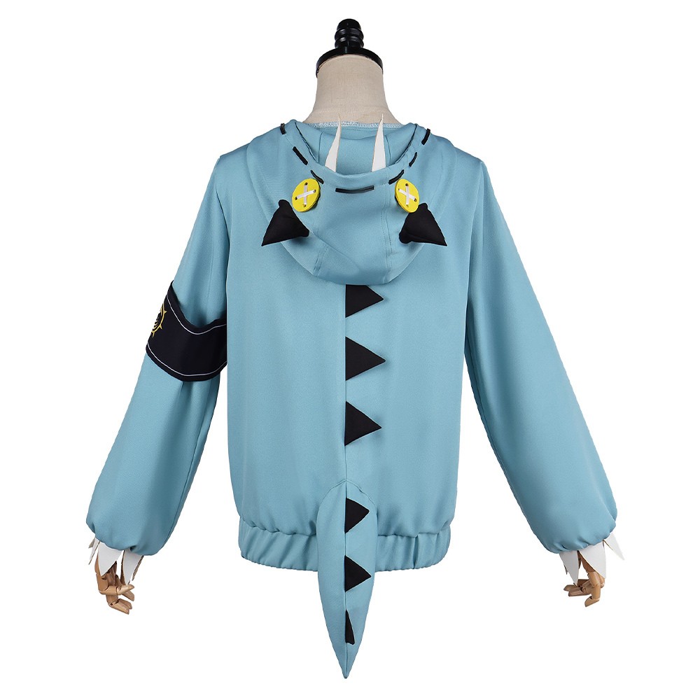 GACHIAKUTA Gita Women Green Hoodie Cosplay Costume Halloween Carnival Outfit