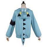 GACHIAKUTA Gita Women Green Hoodie Cosplay Costume Halloween Carnival Outfit