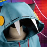 GACHIAKUTA Gita Women Green Hoodie Cosplay Costume Halloween Carnival Outfit