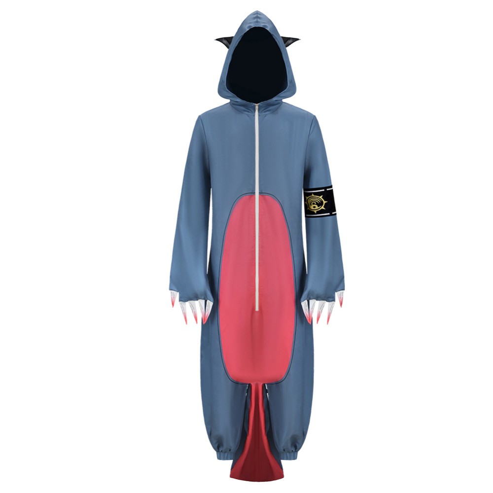 Gachiakuta Gita Women Gray Jumpsuit Cosplay Costume Halloween Carnival Outfit