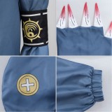 Gachiakuta Gita Women Gray Jumpsuit Cosplay Costume Halloween Carnival Outfit