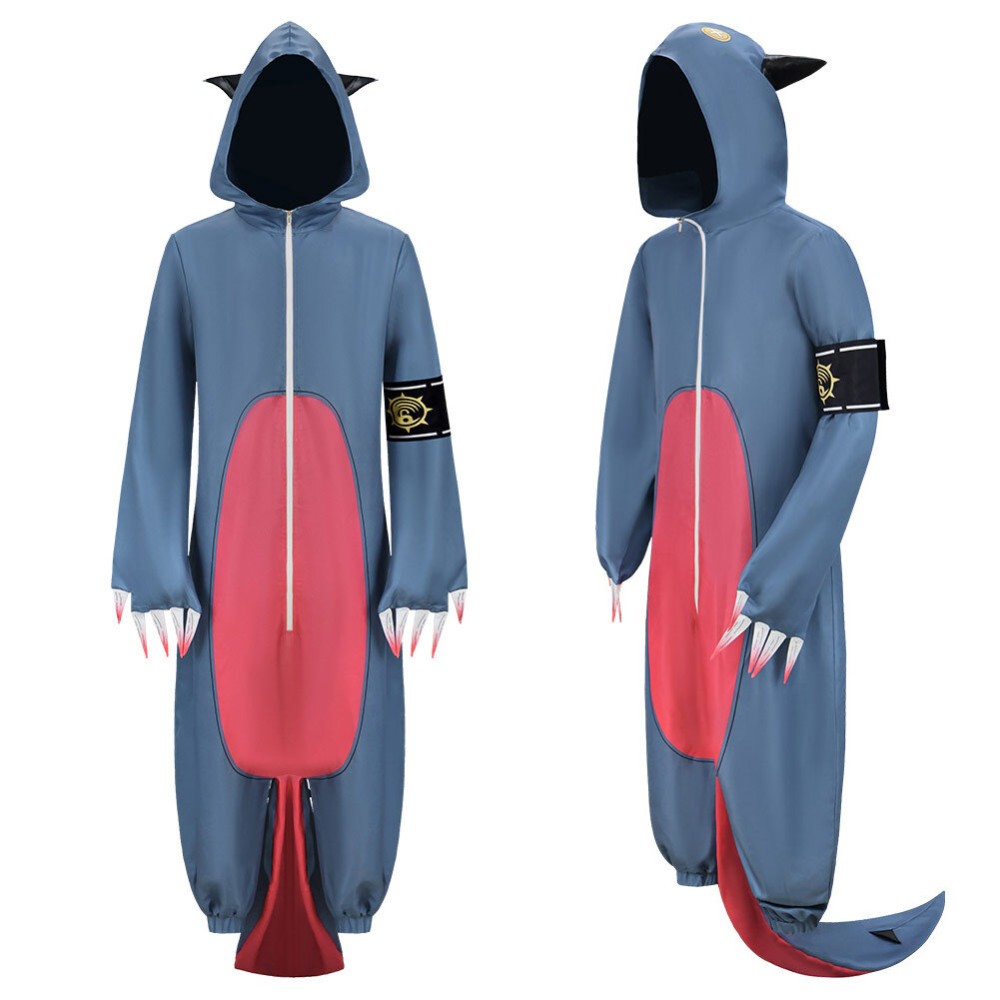 Gachiakuta Gita Women Gray Jumpsuit Cosplay Costume Halloween Carnival Outfit