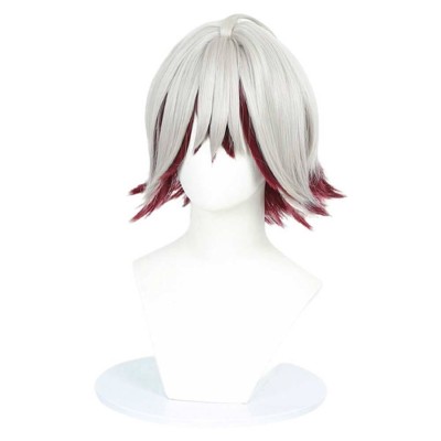 GACHIAKUTA Fu Orostor White Wig Resistant Synthetic Hair Accessories Cosplay Costume Halloween Carnival