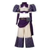 GACHIAKUTA Nerde Women Purple Cosplay Costume Halloween Carnival Outfit