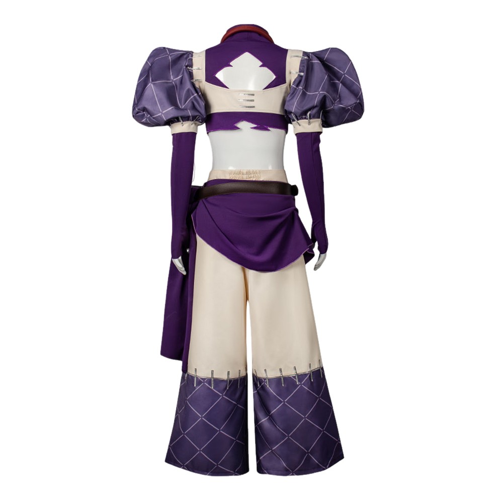 GACHIAKUTA Nerde Women Purple Cosplay Costume Halloween Carnival Outfit