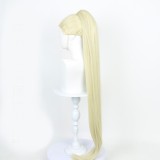 GACHIAKUTA Nerde Golden Wig Resistant Synthetic Hair Accessories Cosplay Costume Halloween Carnival