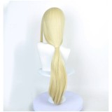 GACHIAKUTA August Stilza Golden Wig Resistant Synthetic Hair Accessories Cosplay Costume Halloween Carnival