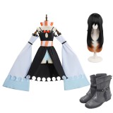 Gachiakuta Amo Women Black Cosplay Costume Halloween Carnival Outfit