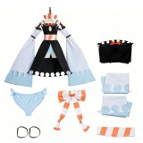 Gachiakuta Amo Women Black Cosplay Costume Halloween Carnival Outfit