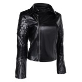 Furiosa: A Mad Max Saga Furiosa Women Black Leather Coat Suit Cosplay Costume Halloween Carnival Outfit