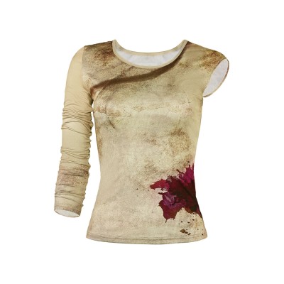 Furiosa: A Mad Max Saga Furiosa Printed Women Shirt Suit Cosplay Costume Halloween Carnival Outfit
