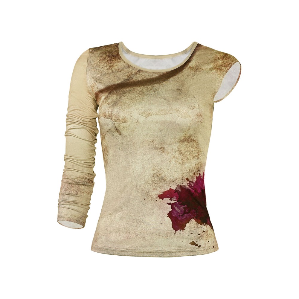 Furiosa: A Mad Max Saga Furiosa Printed Women Shirt Suit Cosplay Costume Halloween Carnival Outfit
