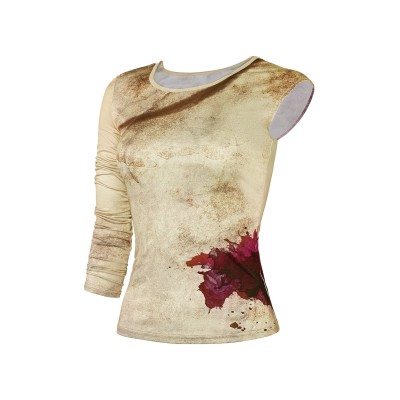 Furiosa: A Mad Max Saga Furiosa Printed Women Shirt Suit Cosplay Costume Halloween Carnival Outfit