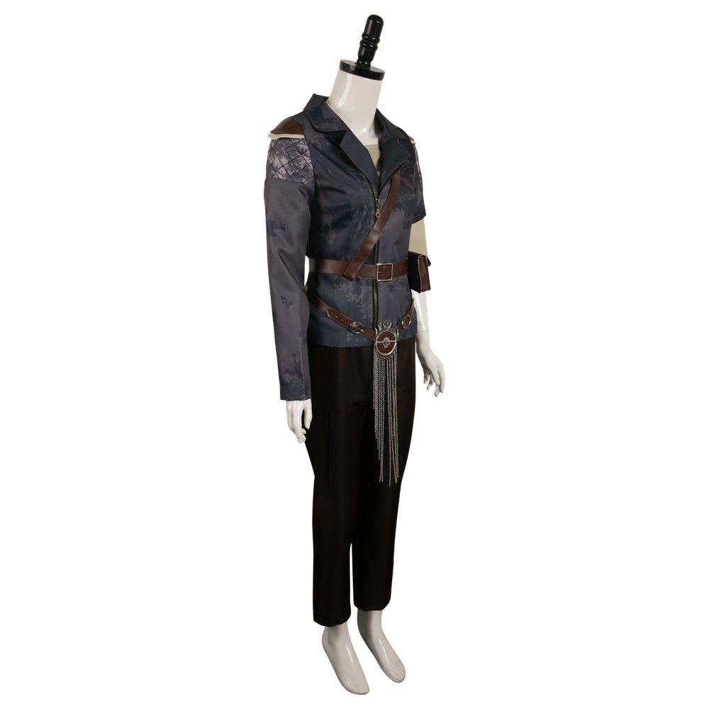 Furiosa: A Mad Max Saga Furiosa Dark Coffee Set Suit Cosplay Costume Halloween Carnival Outfit