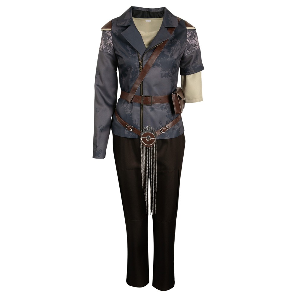 Furiosa: A Mad Max Saga Furiosa Dark Coffee Set Suit Cosplay Costume Halloween Carnival Outfit