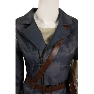 Furiosa: A Mad Max Saga Furiosa Dark Coffee Set Suit Cosplay Costume Halloween Carnival Outfit