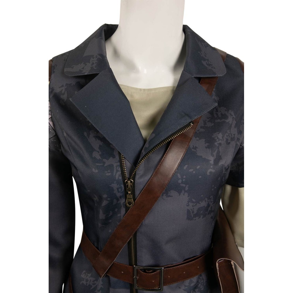 Furiosa: A Mad Max Saga Furiosa Dark Coffee Set Suit Cosplay Costume Halloween Carnival Outfit