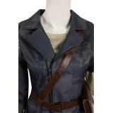 Furiosa: A Mad Max Saga Furiosa Dark Coffee Set Suit Cosplay Costume Halloween Carnival Outfit