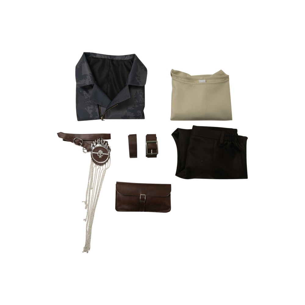 Furiosa: A Mad Max Saga Furiosa Dark Coffee Set Suit Cosplay Costume Halloween Carnival Outfit