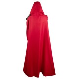 Furiosa: A Mad Max Saga Furiosa Dark Brown Set With Red Cloak Suit Cosplay Costume Halloween Carnival Outfit