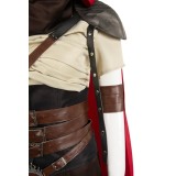 Furiosa: A Mad Max Saga Furiosa Dark Brown Set With Red Cloak Suit Cosplay Costume Halloween Carnival Outfit