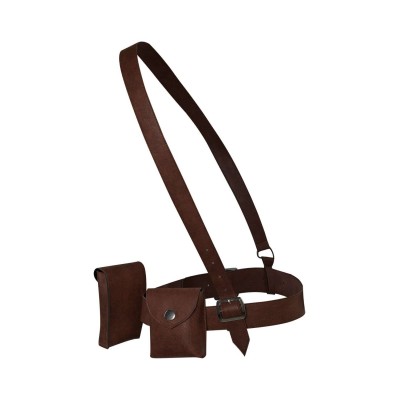 Furiosa: A Mad Max Saga Furiosa Brown Leather Fancy Pack Set Accessories Cosplay Costume Halloween Carnival