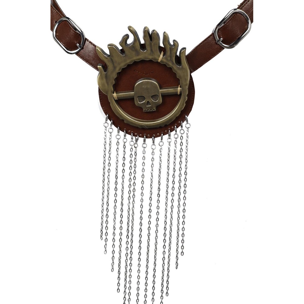 Furiosa: A Mad Max Saga Furiosa Brown Leather Belt Accessories Cosplay Costume Halloween Carnival