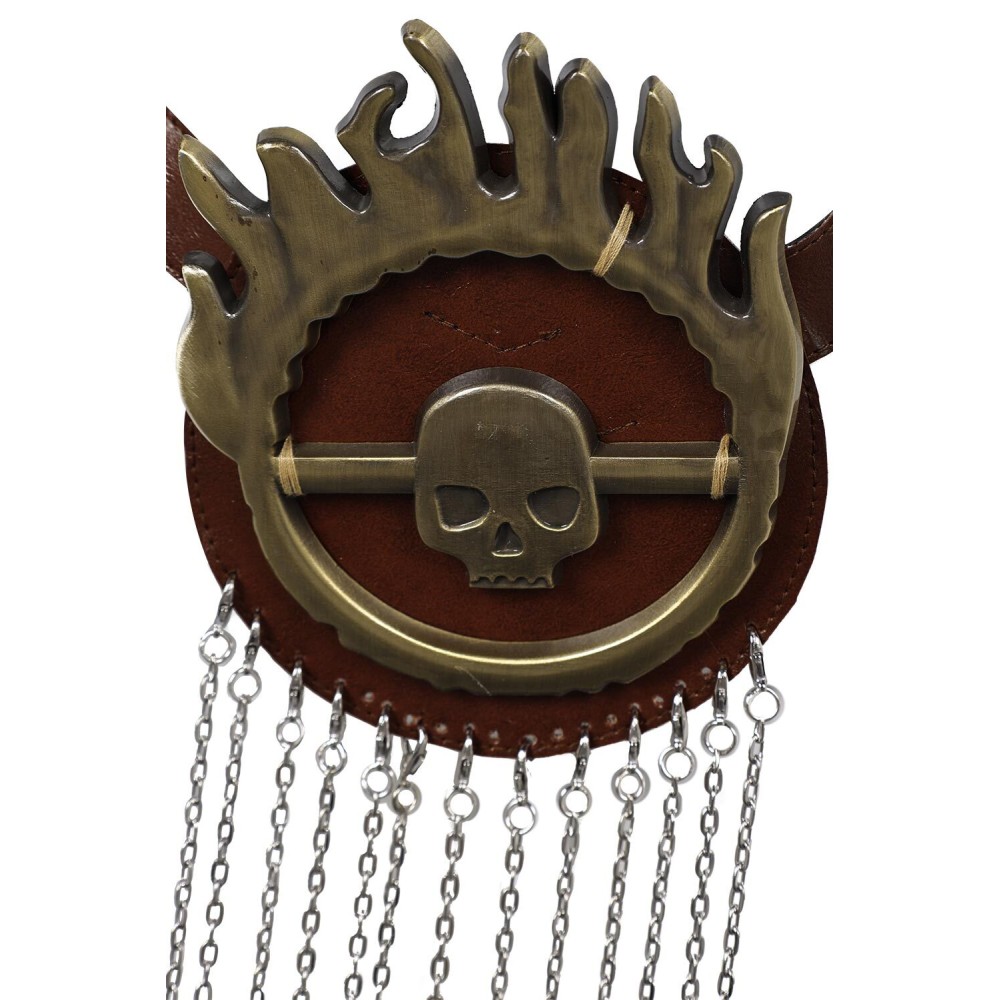 Furiosa: A Mad Max Saga Furiosa Brown Leather Belt Accessories Cosplay Costume Halloween Carnival
