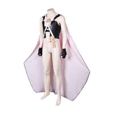 Furiosa: A Mad Max Saga Dr. Dementus Chris Hemsworth Leather Vest With Cloak Suit Cosplay Costume Halloween Carnival Outfit