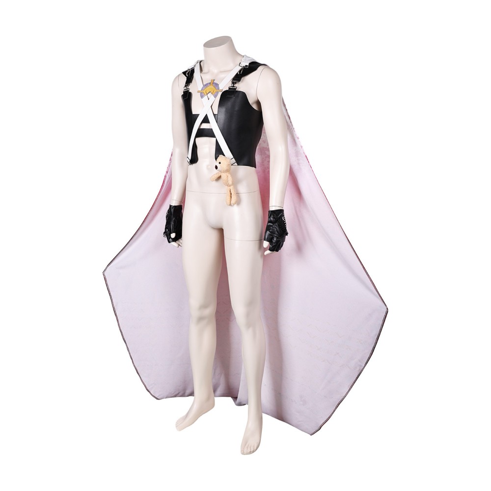 Furiosa: A Mad Max Saga Dr. Dementus Chris Hemsworth Leather Vest With Cloak Suit Cosplay Costume Halloween Carnival Outfit
