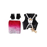 Furiosa: A Mad Max Saga Dr. Dementus Chris Hemsworth Leather Vest With Cloak Suit Cosplay Costume Halloween Carnival Outfit