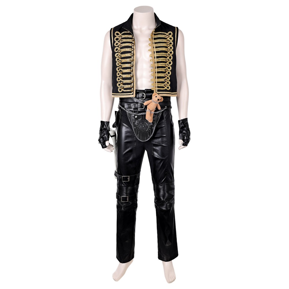 Furiosa: A Mad Max Saga Dr. Dementus Black Suit Suit Cosplay Costume Halloween Carnival Outfit