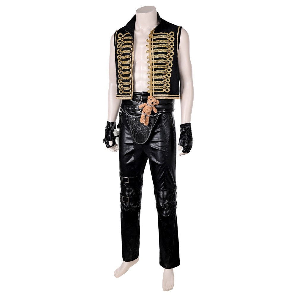 Furiosa: A Mad Max Saga Dr. Dementus Black Suit Suit Cosplay Costume Halloween Carnival Outfit