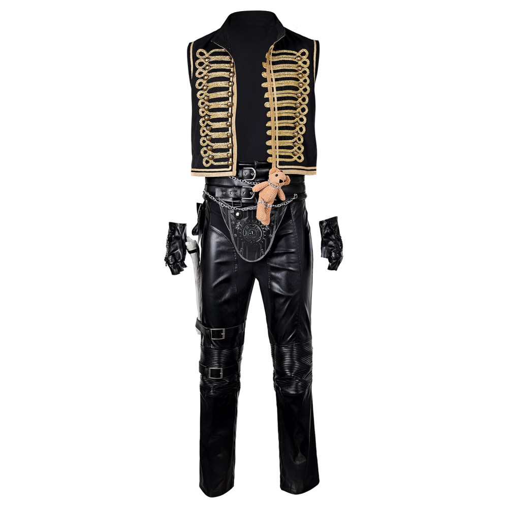 Furiosa: A Mad Max Saga Dr. Dementus Black Suit Suit Cosplay Costume Halloween Carnival Outfit