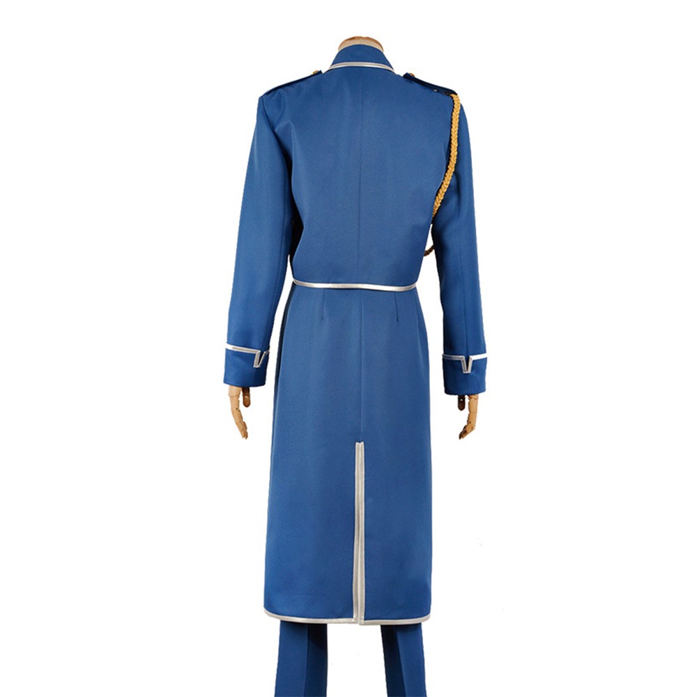 FULLMETAL ALCHEMIST Roy Mustang Party Disguise Suit Cosplay Costume Halloween Carnival Outfit