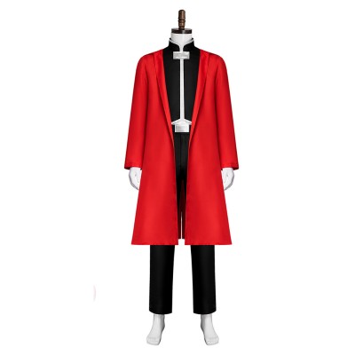 Fullmetal Alchemist Edward Elric Red Cosplay Costume Halloween Carnival Outfit