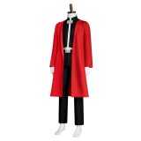 Fullmetal Alchemist Edward Elric Red Cosplay Costume Halloween Carnival Outfit