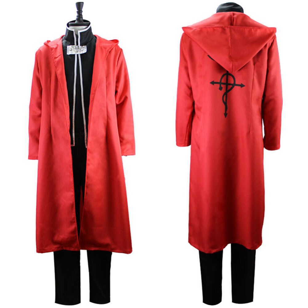 Fullmetal Alchemist Edward Elric Party Suit Cosplay Costume Halloween Carnival