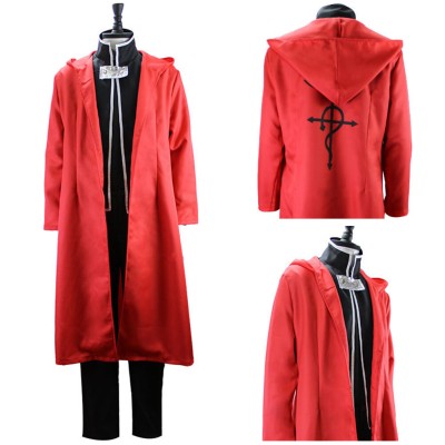 Fullmetal Alchemist Edward Elric Party Suit Cosplay Costume Halloween Carnival