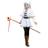 Frieren White Suit Cosplay Costume Halloween Carnival Outfit