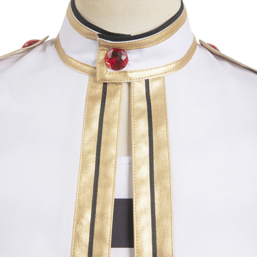 Frieren White Suit Cosplay Costume Halloween Carnival Outfit