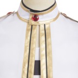 Frieren White Suit Cosplay Costume Halloween Carnival Outfit