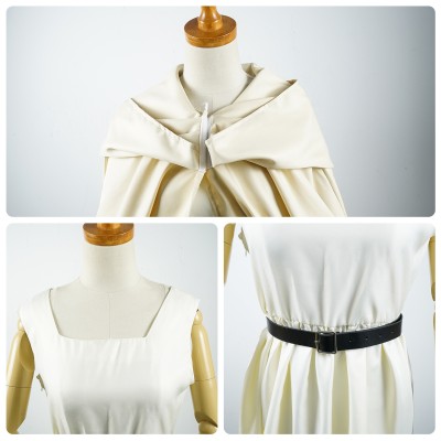 Frieren White Cloak Style Cosplay Costume Halloween Carnival Outfit