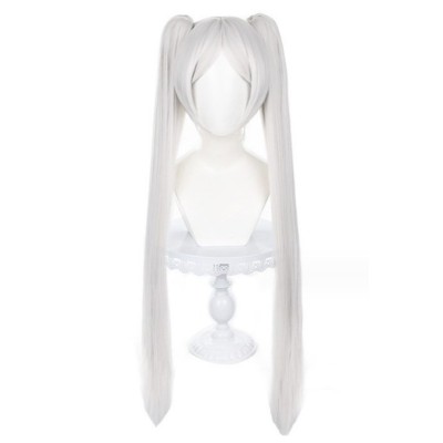 Frieren Wig Heat Resistant Synthetic Hair Accessories Cosplay Costume Halloween Carnival